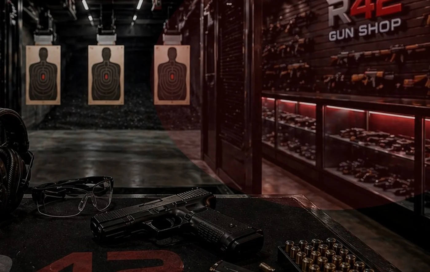 Range 42 indoor range and gun shop brand image